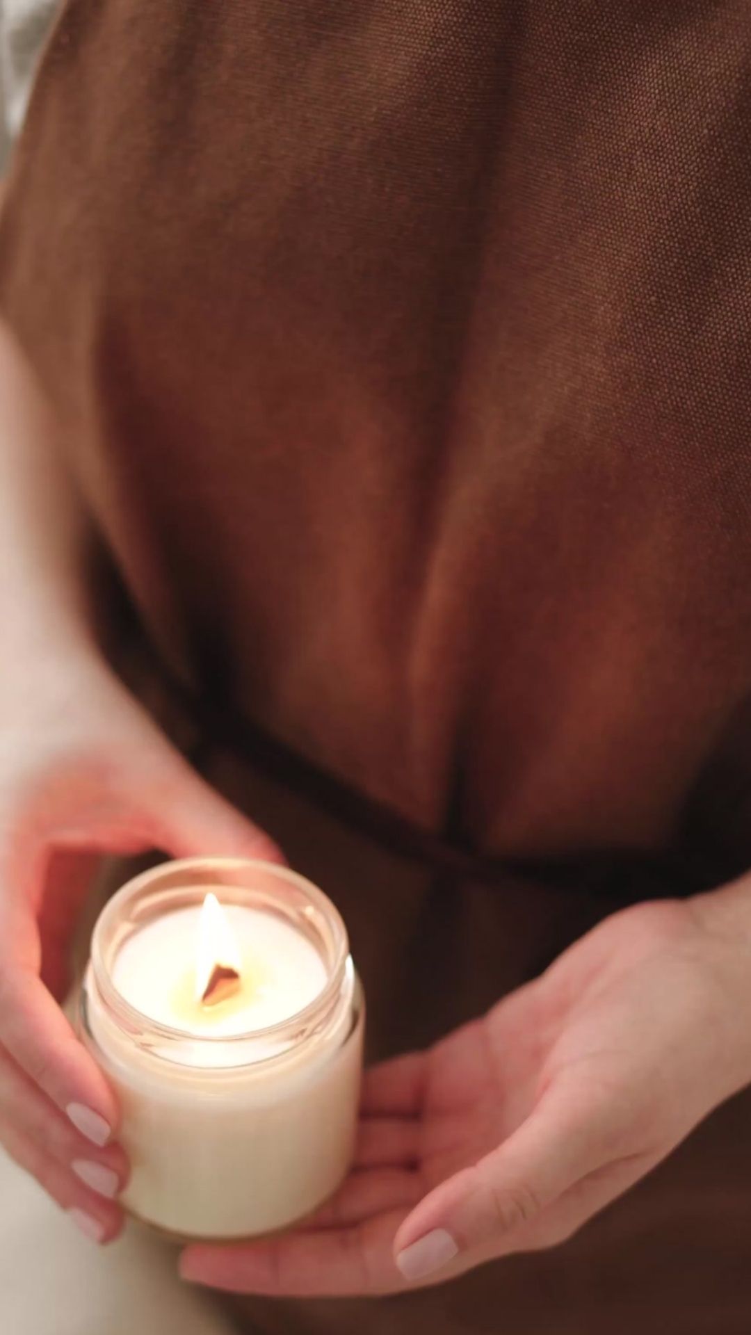 Vídeo para Story do Instagram Empresa de Produtos de Decoração Estilo Minimalista Tons Quentes Marrom-escuro Bege